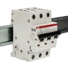 ABB System Pro M Compact S200 Miniature Circuit Breaker, 3-Pole, 2A, Type D, 440V AC, 12V DC, 6 kA 2CDS253001R0021 S203-D2
