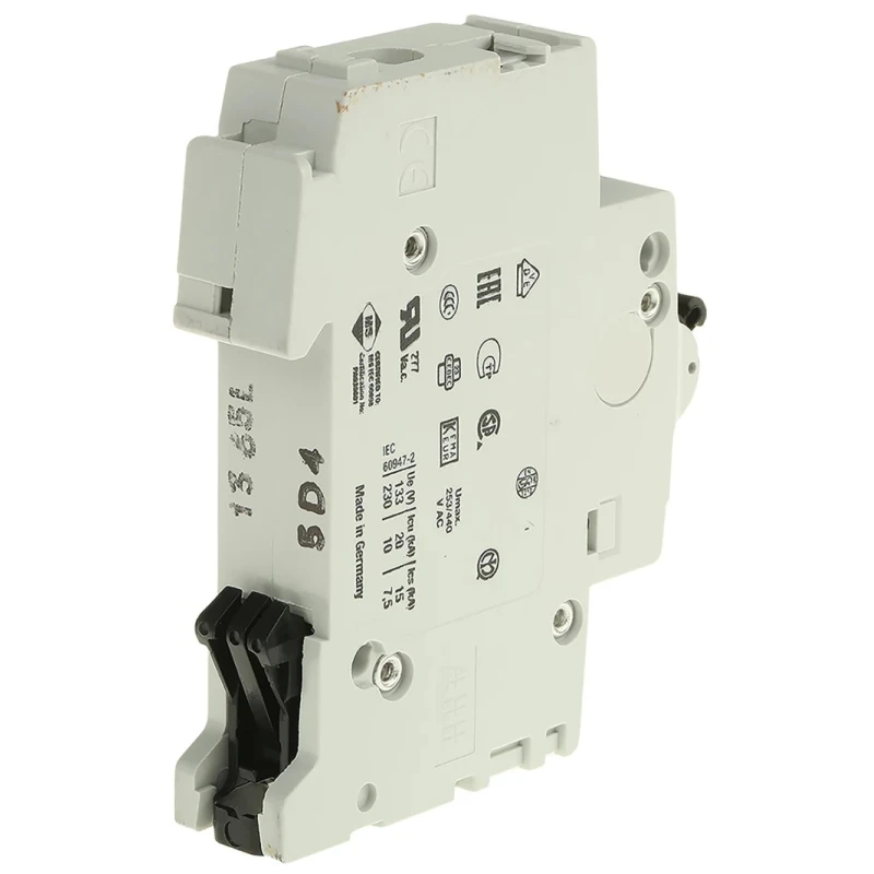ABB Miniature Circuit Breaker System Pro M Compact 1-Pole 4A Type D 253V AC 72V DC 6kA Breaking 2CDS251001R0041 S201-D4