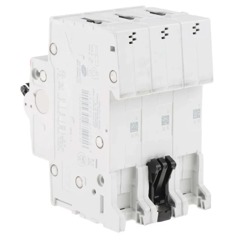 ABB System Pro M Compact S200 Miniature Circuit Breaker 3-Pole 25A Type D 440V AC 12V DC 6 kA 2CDS253001R0251 S203-D25