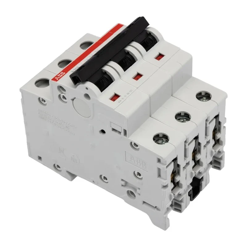 ABB System Pro M Compact S200 Miniature Circuit Breaker, 3-Pole, 20A Current Rating, Type D 2CDS253001R0201 S203-D20