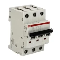 ABB System Pro M Compact S200 Miniature Circuit Breaker 3-Pole 50A Type D 440V AC 12V DC 6kA 2CDS253001R0501 S203-D50