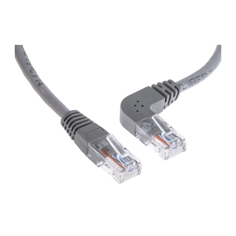 RS PRO Cat5e Ethernet Cable, 1 m, Grey RJ45 Male to RJ45 Male, U/UTP PVC 528-0116