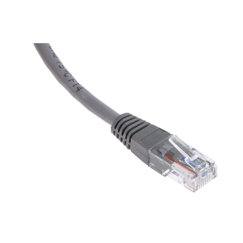 RS PRO Cat5e Ethernet Cable, 1 m, Grey RJ45 Male to RJ45 Male, U/UTP PVC 528-0116