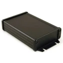 Hammond Flanged 1457 Series Black Black Lid Aluminium Enclosure IP65 31.5 mm x 152.1 mm x 87 mm 