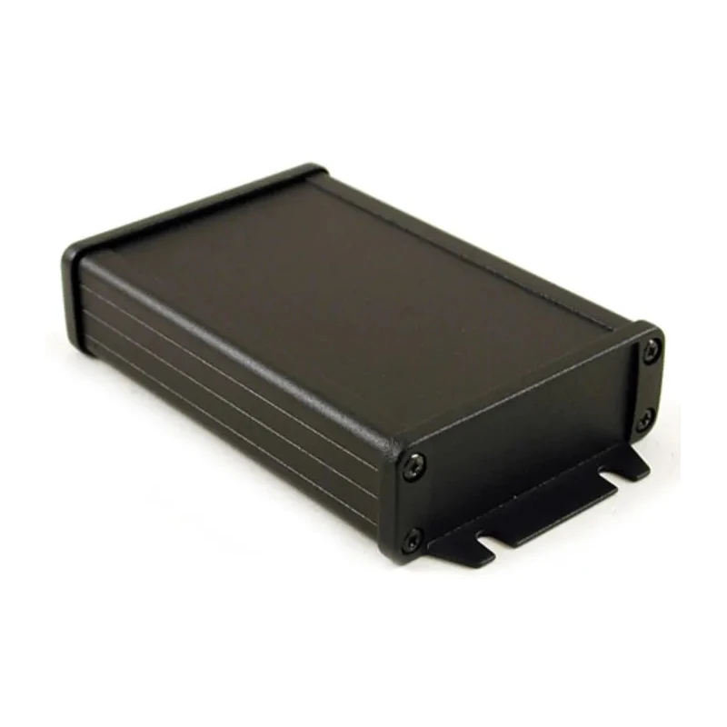 Hammond Flanged 1457 Series Black Black Lid Aluminium Enclosure IP65 31.5 mm x 152.1 mm x 87 mm 
