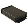 Hammond Flanged 1457 Series Black Black Lid Aluminium Enclosure IP65 31.5 mm x 152.1 mm x 87 mm