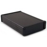 Hammond 1457 Series Black Black Lid Aluminium Enclosure IP65 34.9mm x 106.9mm x 171.2mm