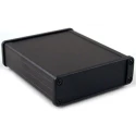 Hammond 1457 Series Black Black Lid Aluminium Enclosure IP54 34.9 mm x 107 mm x 131.2 mm 