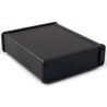 Hammond 1457 Series Black Black Lid Aluminium Enclosure IP54 34.9 mm x 107 mm x 131.2 mm