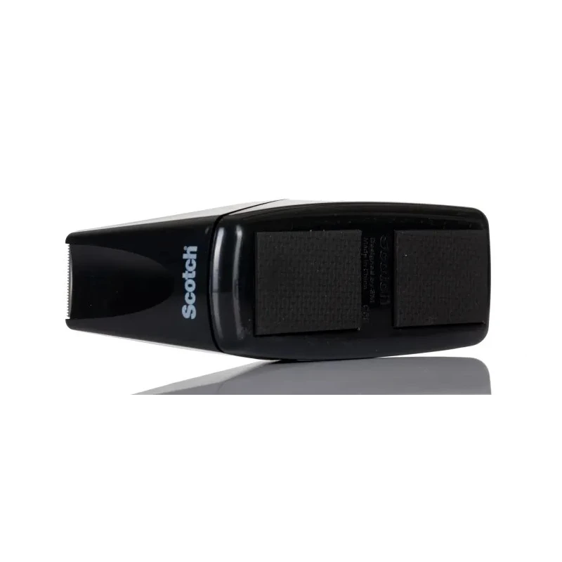3M Tape Dispenser & Tape for 19 mm Width Tape BP397, Black Plastic Dispenser with 4 Rolls of Scotch Magic Transparent Tape