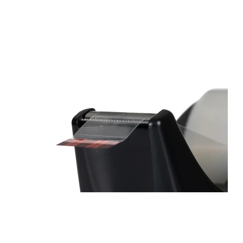 3M Tape Dispenser & Tape for 19 mm Width Tape BP397, Black Plastic Dispenser with 4 Rolls of Scotch Magic Transparent Tape