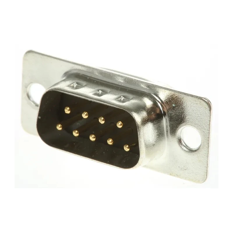 RS PRO 9 Way Straight 2.77 mm Pitch Through Hole D-Sub Connector Male 528-3531