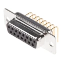RS PRO 15 Way Right Angle 2.77 mm Pitch Through Hole D-Sub Connector Female 528-3711