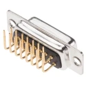 RS PRO 15 Way Right Angle 2.77 mm Pitch Through Hole D-Sub Connector Female 528-3711