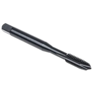 Dormer Threading Tap, M6 Thread, Metric Standard, Machine Tap, High Speed Steel, Spiral Point, 66mm Overall Length E001M6