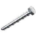RS PRO Steel Zinc Plated Anchor Bolt 100mm Length 14mm Drill Diameter Grade 8.8 Steel Self-Tapping 526-6659