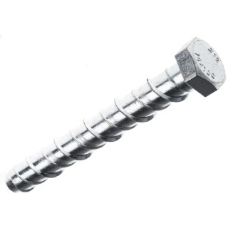 RS PRO Steel Zinc Plated Anchor Bolt 100mm Length 14mm Drill Diameter Grade 8.8 Steel Self-Tapping 526-6659