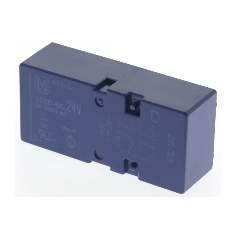Panasonic Force Guided Relay PCB Mount 2-Pole DPDT 24V DC Coil Voltage SF2D24D