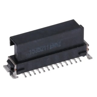 ERNI SMC Series 26-Contact 2 Row Straight Surface PCB Socket 1.27 mm Pitch Solder 154718 / 154718-E
