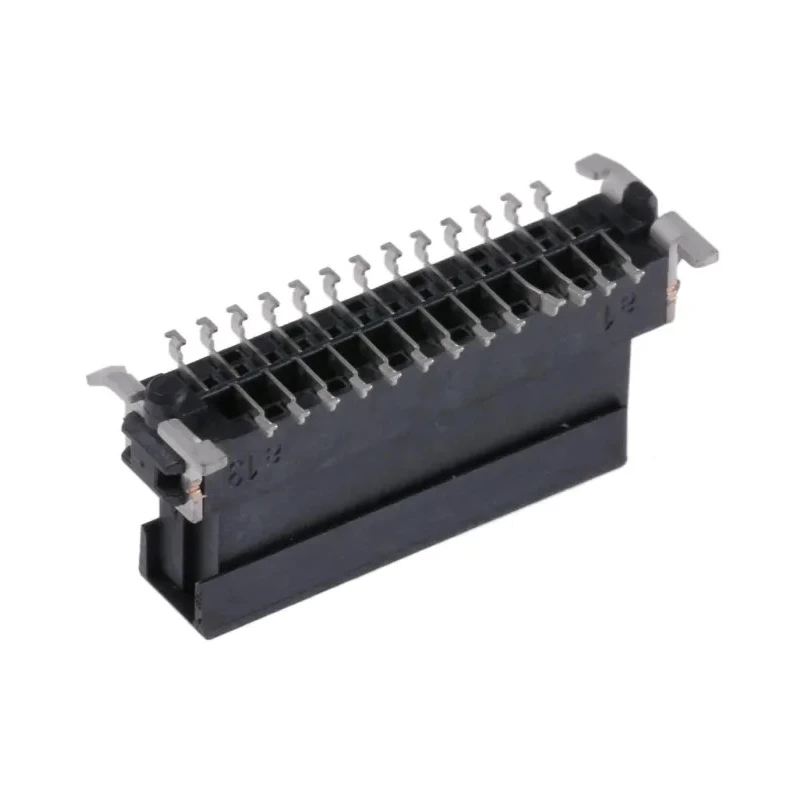 ERNI SMC Series 26-Contact 2 Row Straight Surface PCB Socket 1.27 mm Pitch Solder 154718 / 154718-E