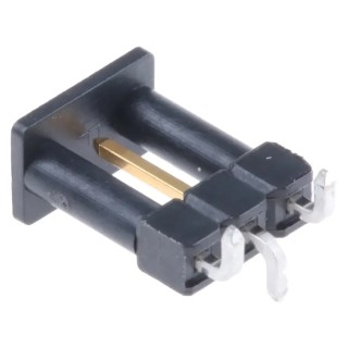 TE Connectivity AMPMODU MOD II Series Straight Surface Pin Header 3 Contact, 2.54 mm Pitch, 1 Row, Unshrouded 1241150-3