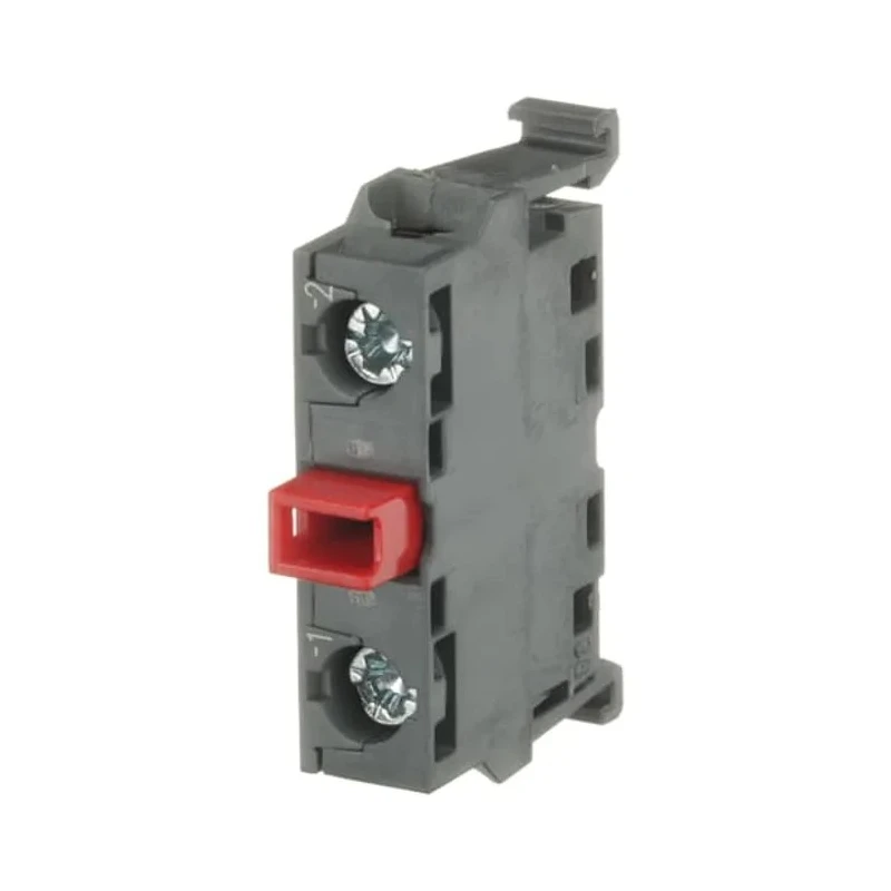 ABB Modular Series Contact Block 690V 6A Screw Terminal with 1 NC Contact Configuration 1SFA611610R2010 MCB-01B