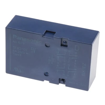 Panasonic PCB Force Guided Relay, 5V DC Coil Voltage, 4-Pole, 4 NO/4 NC SF4D5D