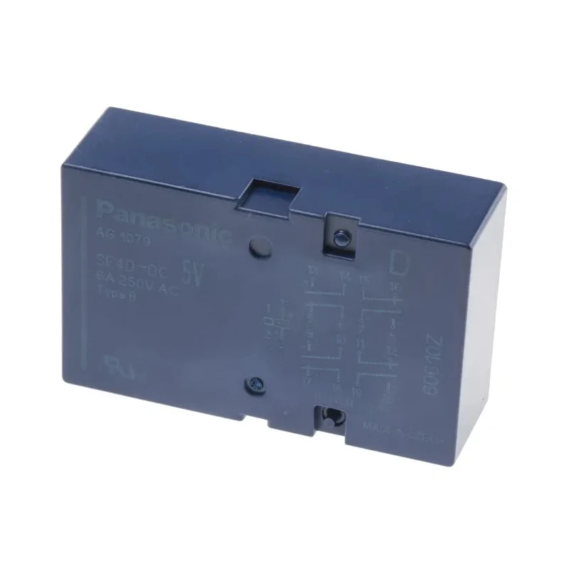 Panasonic PCB Force Guided Relay, 5V DC Coil Voltage, 4-Pole, 4 NO/4 NC SF4D5D