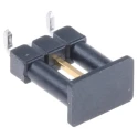 TE Connectivity AMPMODU MOD II Series Straight Surface Pin Header 3 Contacts 2.54 mm Pitch 1 Row Unshrouded 1241150-3