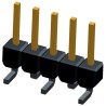 TE Connectivity AMPMODU MOD II Series Straight Surface Pin Header, 5 Contacts, 2.54 mm Pitch, 1 Row, Unshrouded 1241150-5