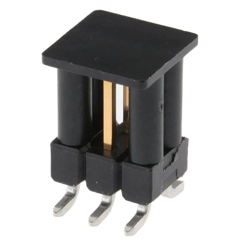 TE Connectivity AMPMODU MOD II Series Straight Surface Pin Header 6 Contact 2.54 mm Pitch 2 Row Unshrouded 1241050-3