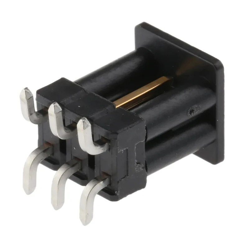 TE Connectivity AMPMODU MOD II Series Straight Surface Pin Header 6 Contact 2.54 mm Pitch 2 Row Unshrouded 1241050-3