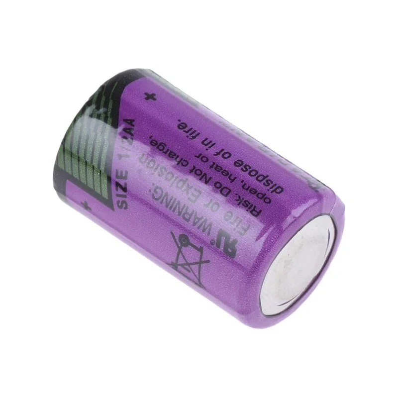Tadiran Lithium Thionyl Chloride 3.6 V 1/2 AA Battery 1.2 Ah Diameter 14.7 mm SL350/S