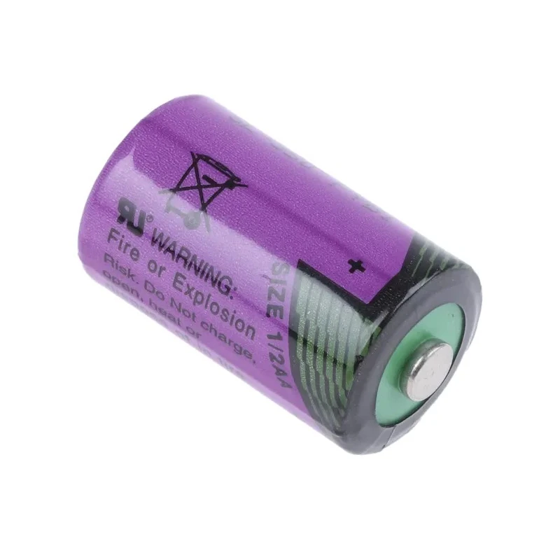 Tadiran Lithium Thionyl Chloride 3.6 V 1/2 AA Battery 1.2 Ah Diameter 14.7 mm SL350/S
