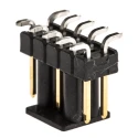 TE Connectivity AMPMODU MOD II Series Straight Surface Pin Header, 10 Contact, 2.54 mm Pitch, 2 Row, Unshrouded 1241050-5