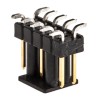 TE Connectivity AMPMODU MOD II Series Straight Surface Pin Header, 10 Contact, 2.54 mm Pitch, 2 Row, Unshrouded 1241050-5
