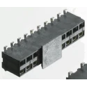 TE Connectivity AMPMODU HV100 Series Straight Surface PCB Socket, 4-Contact, 2 Row, 2.54 mm Pitch Solder HV100