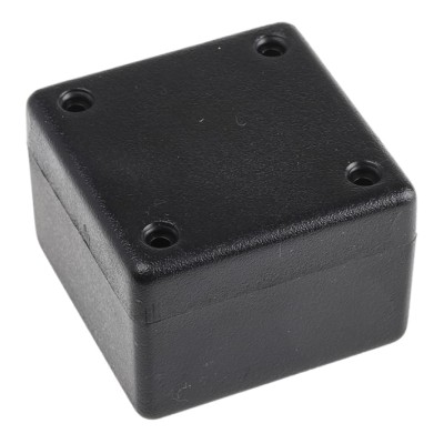 Hammond 1594 Series Flame Retardant ABS Black Enclosure IP54, 28 mm x 56 mm x 56 mm 1594ABK