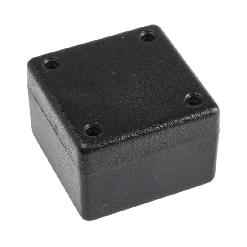 Hammond 1594 Series Flame Retardant ABS Black Enclosure IP54, 28 mm x 56 mm x 56 mm 1594ABK