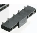 TE Connectivity AMPMODU HV100 Series Surface Mount PCB Socket 8-Contact 1 Row 2.54 mm Pitch Solder HV100