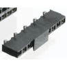 TE Connectivity AMPMODU HV100 Series Surface Mount PCB Socket 8-Contact 1 Row 2.54 mm Pitch Solder HV100