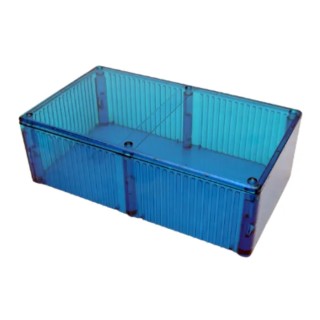 Hammond Transparent Blue Polycarbonate Enclosure IP54 57 mm x 191 mm x 110 mm 1591ETBU