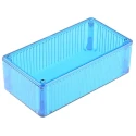 Hammond 1591 Series Transparent Blue Polycarbonate Enclosure IP54 46mm x 150mm x 80mm 1591DTBU