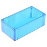 Hammond 1591 Series Transparent Blue Polycarbonate Enclosure IP54 46mm x 150mm x 80mm 1591DTBU