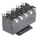 TE Connectivity AMPMODU Series Straight Surface PCB Socket, 10-Contact, 2 Row, 2.54 mm Pitch, 250V, 12A, Solder HV100