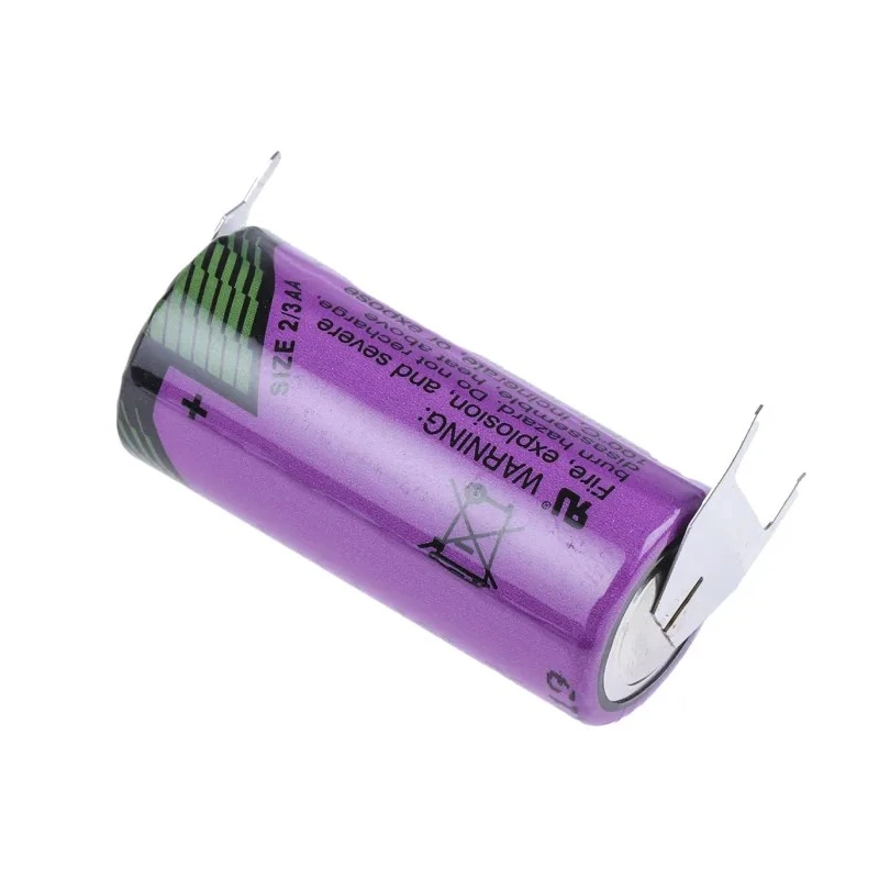 Tadiran Lithium Thionyl Chloride 3.6 V 2/3 AA Battery, 1.6 Ah SL361/PT