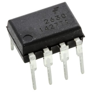 onsemi DC Input Through Hole Optocoupler 8-Pin DIP HCPL2630