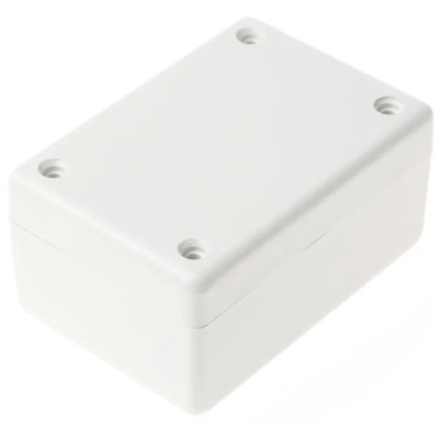 Hammond 1594 Series Flame Retardant ABS Enclosure Grey Lid IP54 40.1 mm x 81 mm x 56 mm 1594BGY