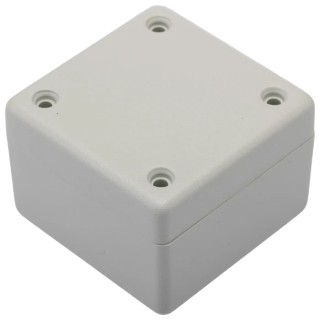 Hammond Flame Retardant ABS Enclosure IP54 Grey 28mm x 56mm x 56mm 1594AGY