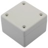 Hammond Flame Retardant ABS Enclosure IP54 Grey 28mm x 56mm x 56mm 1594AGY